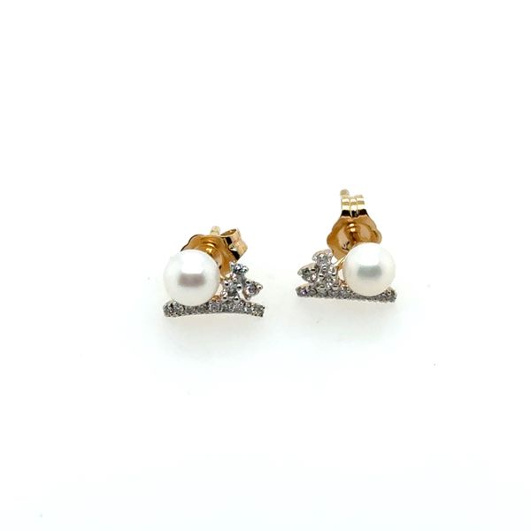 14K Yellow Gold Pearl Stud Earrings Tom Cook Jeweler, Inc. Daytona Beach, FL