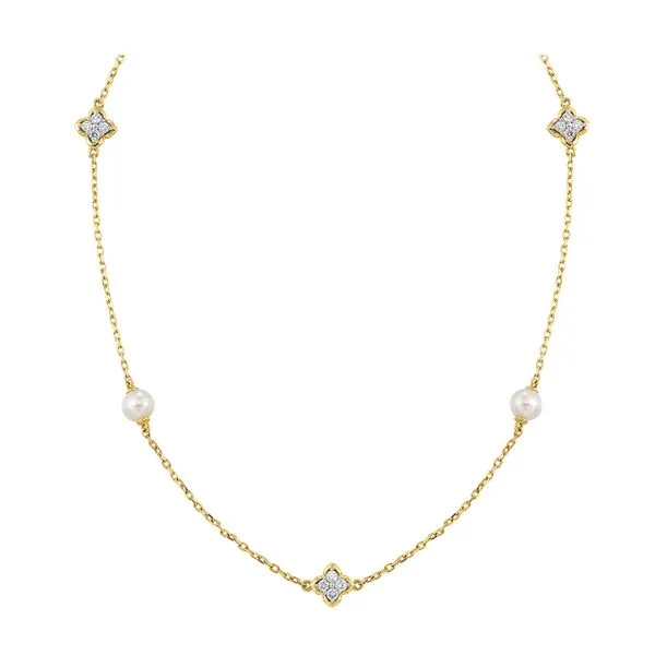 14Kt Yellow Pearl Necklace Tom Cook Jeweler, Inc. Daytona Beach, FL