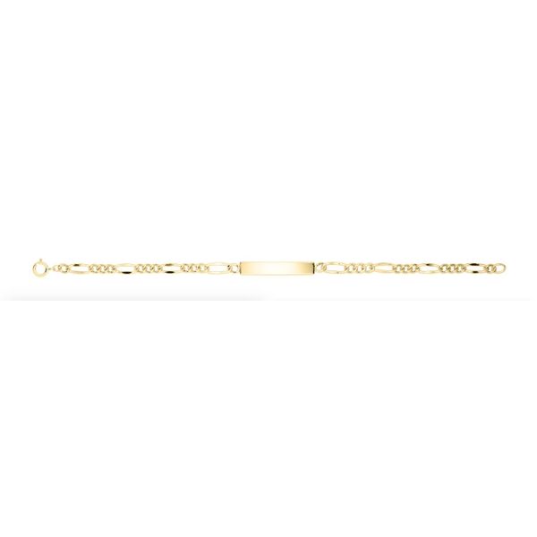 14K Yellow Child's Figaro ID Bracelet Tom Cook Jeweler, Inc. Daytona Beach, FL