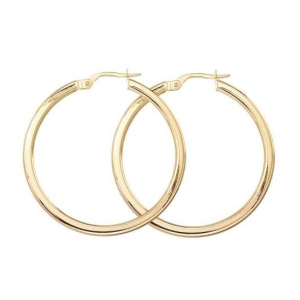 18K Yellow Gold Perfect Hoop Earrings Tom Cook Jeweler, Inc. Daytona Beach, FL