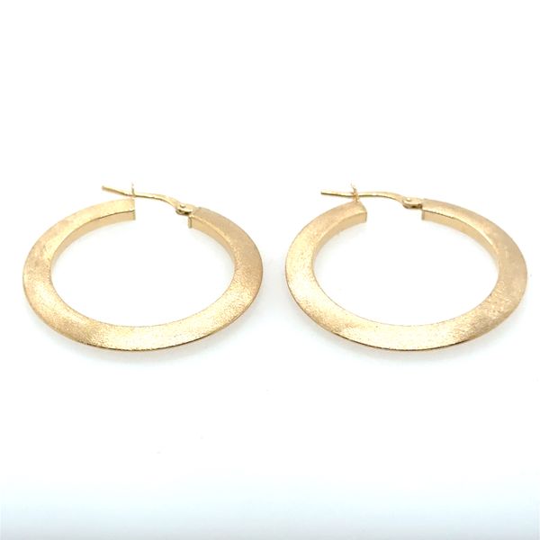 14K Yellow Gold Hoop Earrings Tom Cook Jeweler, Inc. Daytona Beach, FL