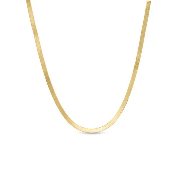 14 Karat Yellow Gold Solid Flex Herringbone Chain Necklace/Pendant Tom Cook Jeweler, Inc. Daytona Beach, FL