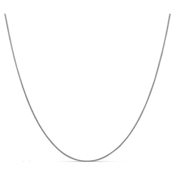 14 Karat White Gold Spiga Wheat Chain Necklace/Pendant Tom Cook Jeweler, Inc. Daytona Beach, FL