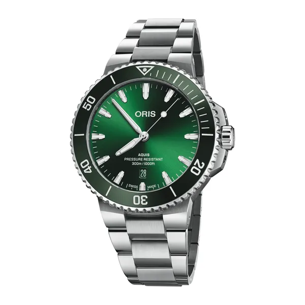Stainless Steel Men's Aquis Date Watch Tom Cook Jeweler, Inc. Daytona Beach, FL