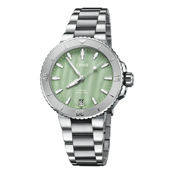 Stainless Steel Oris Aquis Date Men's Watch Tom Cook Jeweler, Inc. Daytona Beach, FL