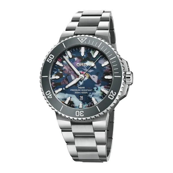 Stainless Steel Oris Aquis Date Men's Watch Tom Cook Jeweler, Inc. Daytona Beach, FL