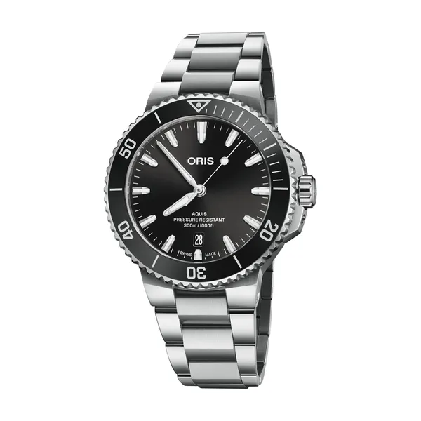 Stainless Steel Oris Aquis Date Men's Watch Tom Cook Jeweler, Inc. Daytona Beach, FL