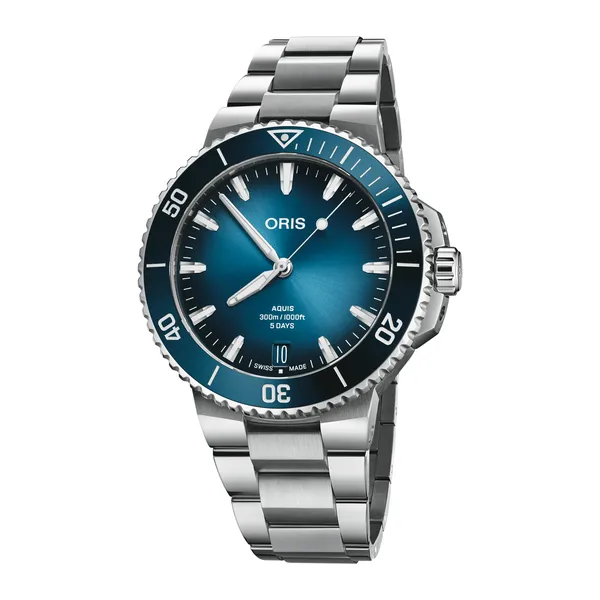 Stainless Steel Oris Aquis Date Men's Watch Tom Cook Jeweler, Inc. Daytona Beach, FL