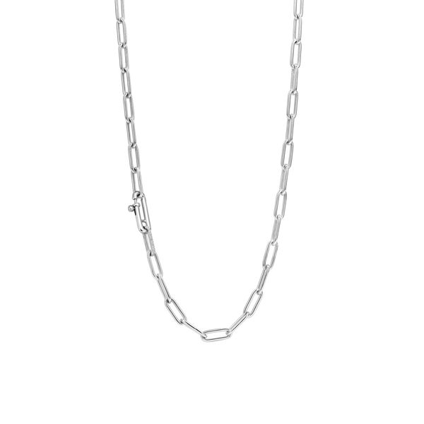 Sterling Silver Ti Sento Paper Clip Link Necklace Tom Cook Jeweler, Inc. Daytona Beach, FL