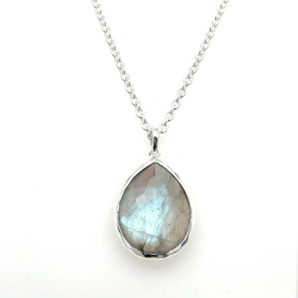 Sterling Silver Ippolita Rock Candy Mini Teardrop Labadorite Pendant Necklace Tom Cook Jeweler, Inc. Daytona Beach, FL