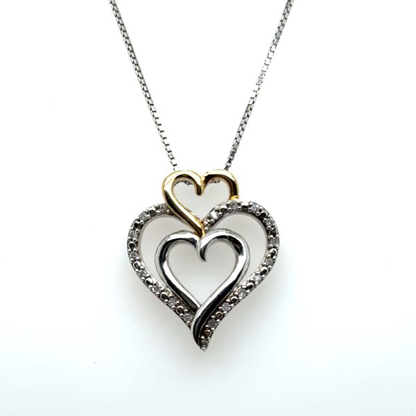 Sterling Silver Triple Heart Pendant Necklace Tom Cook Jeweler, Inc. Daytona Beach, FL