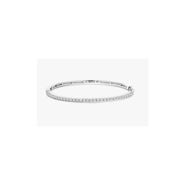 Sterling Silver Ti Sento Line Bangle Bracelet Tom Cook Jeweler, Inc. Daytona Beach, FL