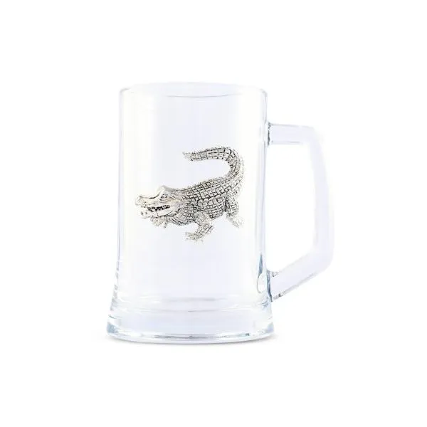 Arthur Court Set of 2 Alligator Beer Mugs Tom Cook Jeweler, Inc. Daytona Beach, FL
