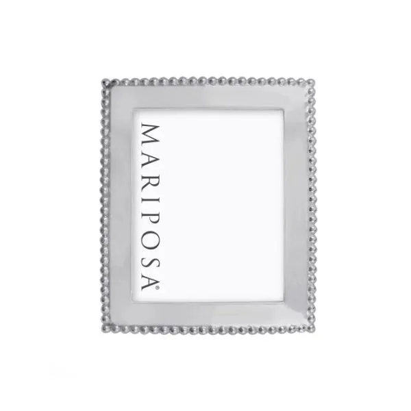 Mariposa Pearled 8x10 Engravable Picture Frame Tom Cook Jeweler, Inc. Daytona Beach, FL