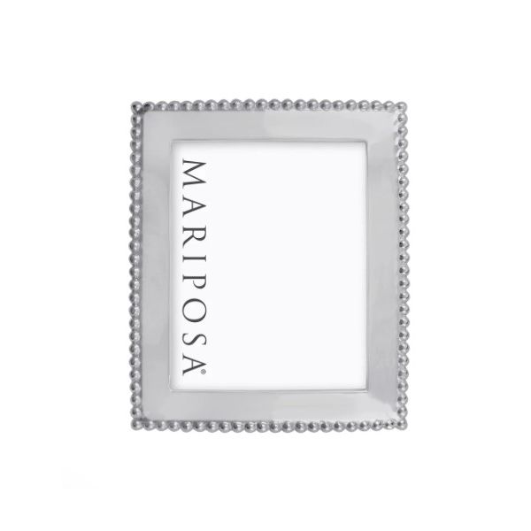 Mariposa Pearled 8x10 Engravable Picture Frame Tom Cook Jeweler, Inc. Daytona Beach, FL
