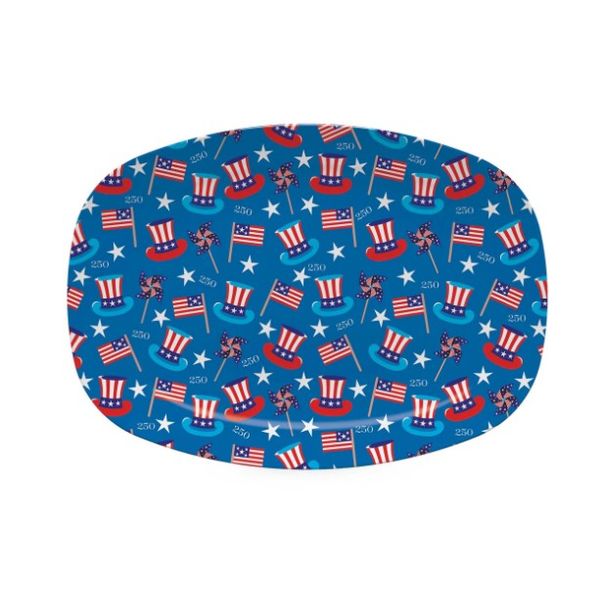 Uncle Sam Hat Celebration Platter Giftware Tom Cook Jeweler, Inc. Daytona Beach, FL