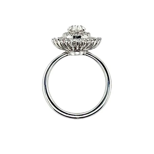 14 Karat White Gold 1ct Oval Diamond Engagement Ring Image 4 Toner Jewelers Overland Park, KS