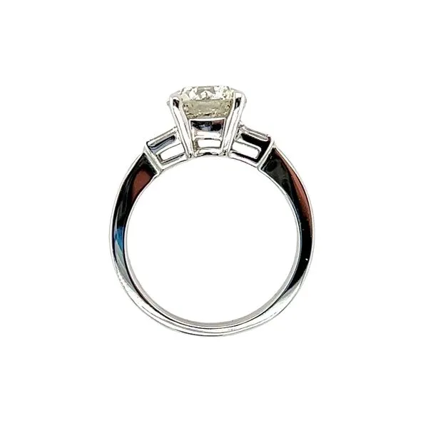 14 Karat White Gold 2.1ct Round Diamond Engagement Ring Image 5 Toner Jewelers Overland Park, KS