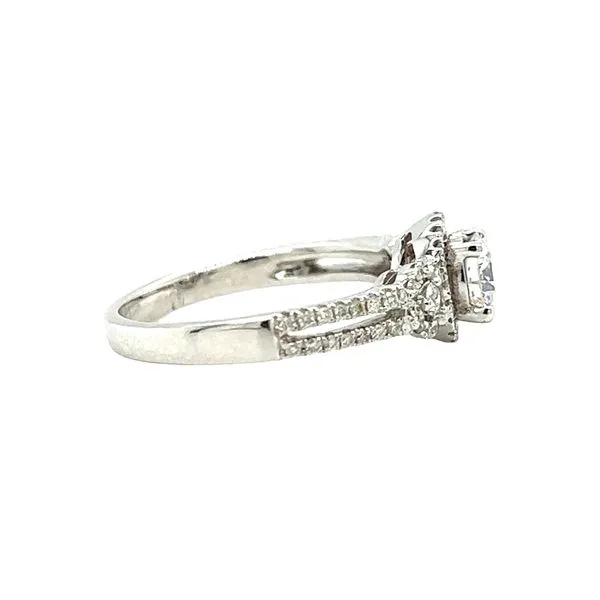 14 Karat White Gold .46ct Round Diamond Engagement Ring Image 4 Toner Jewelers Overland Park, KS