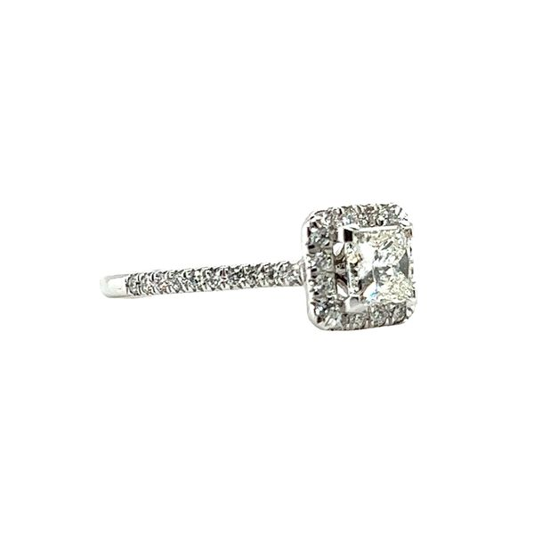 14 White Gold .69ct Princess Diamond Engagement Ring Image 2 Toner Jewelers Overland Park, KS