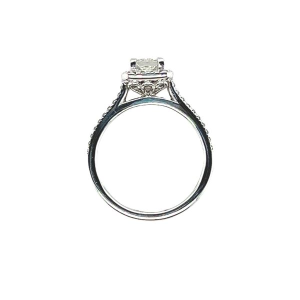 14 White Gold .69ct Princess Diamond Engagement Ring Image 3 Toner Jewelers Overland Park, KS