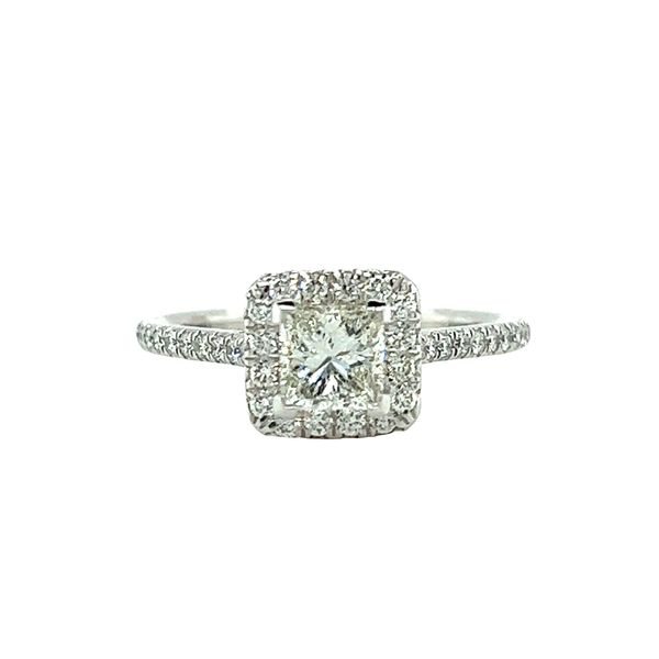 14 White Gold .69ct Princess Diamond Engagement Ring Toner Jewelers Overland Park, KS