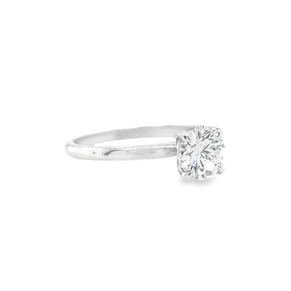 14k White Gold 1.05ct Round Diamond Engagement Ring Image 2 Toner Jewelers Overland Park, KS