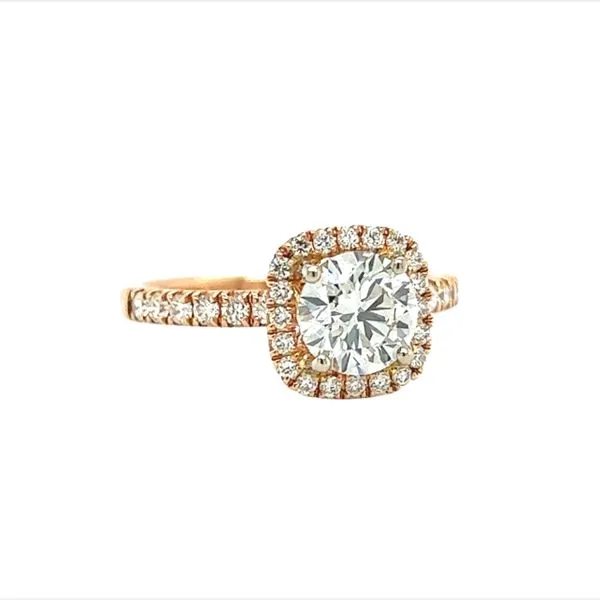 18k Rose Gold Labgrown Diamond Engagement Ring Image 2 Toner Jewelers Overland Park, KS