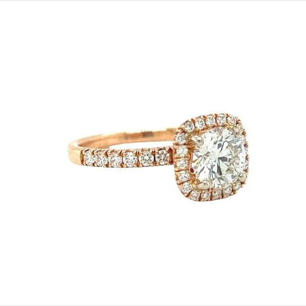 18k Rose Gold Labgrown Diamond Engagement Ring Image 3 Toner Jewelers Overland Park, KS