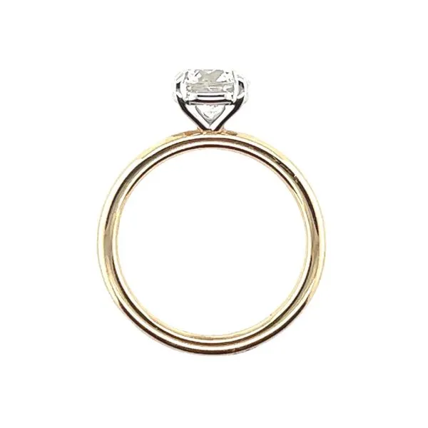 14k Yellow Gold Round Labgrown Diamond Engagement Ring Image 4 Toner Jewelers Overland Park, KS