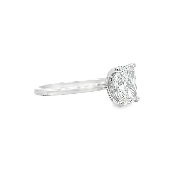 14k White Gold Labgrown Diamond Engagement Ring Image 3 Toner Jewelers Overland Park, KS