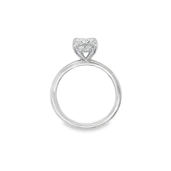 14k White Gold Labgrown Diamond Engagement Ring Image 4 Toner Jewelers Overland Park, KS