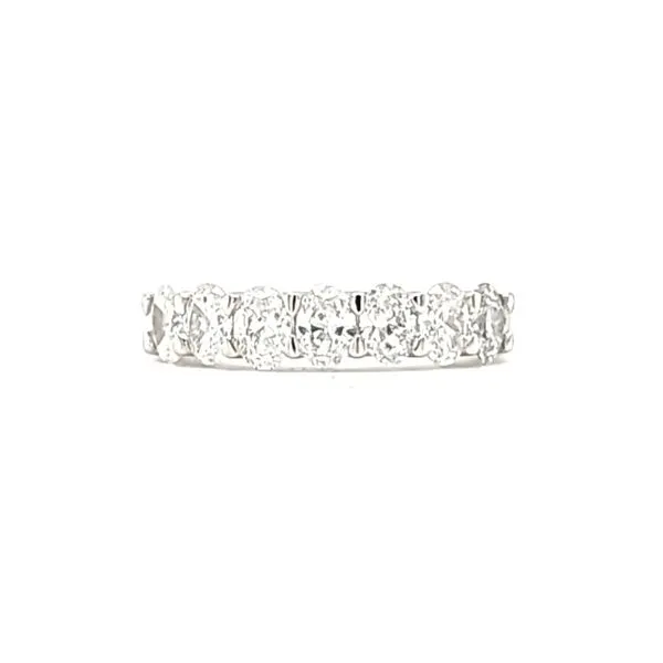 14 Karat White Gold 7-Stone Labgrown Diamond Band Toner Jewelers Overland Park, KS