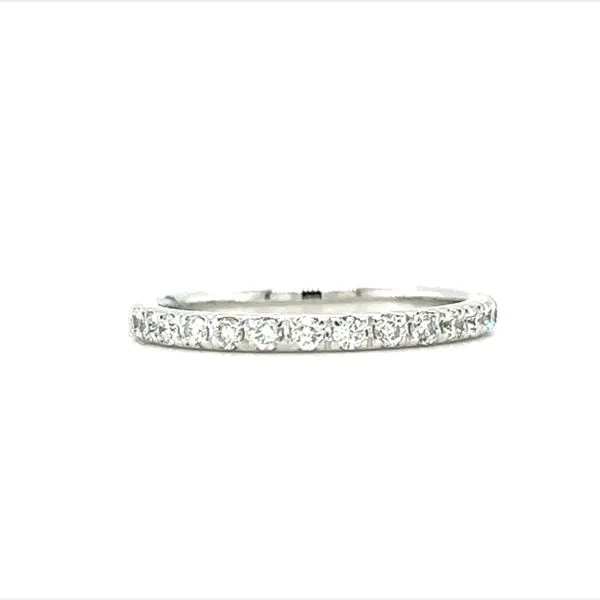 14 Karat Prong White Gold 0.30cttw Labgrown Diamond Wedding Band Toner Jewelers Overland Park, KS