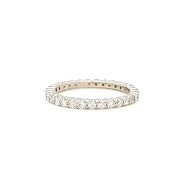 14 Karat White Gold Eternity Wedding Band Toner Jewelers Overland Park, KS