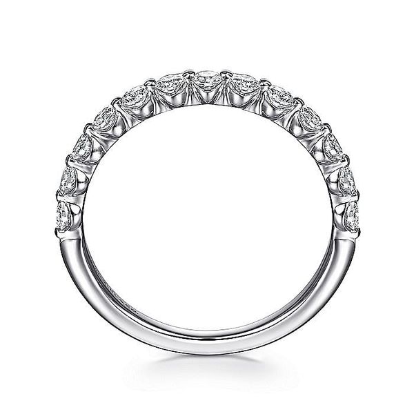 Gabriel & Co. 14K White Gold Diamond Band Image 2 Toner Jewelers Overland Park, KS