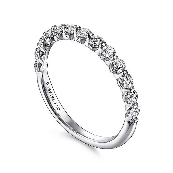 Gabriel & Co. 14K White Gold Diamond Band Image 3 Toner Jewelers Overland Park, KS