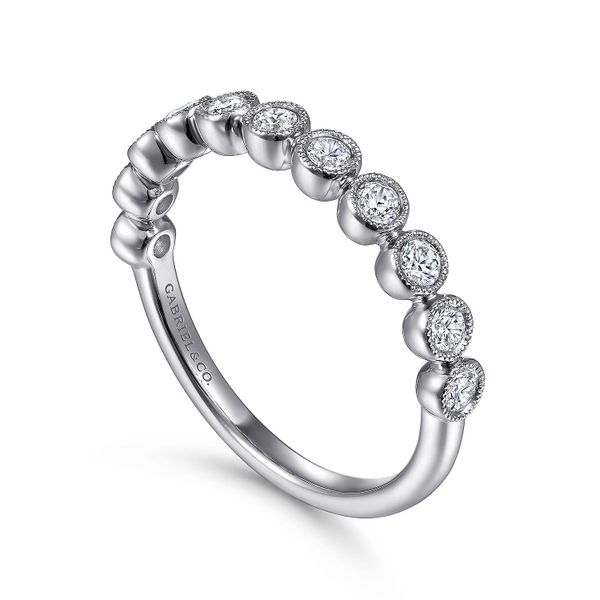 Gabriel & Co. Diamond Stackable Ring Image 2 Toner Jewelers Overland Park, KS