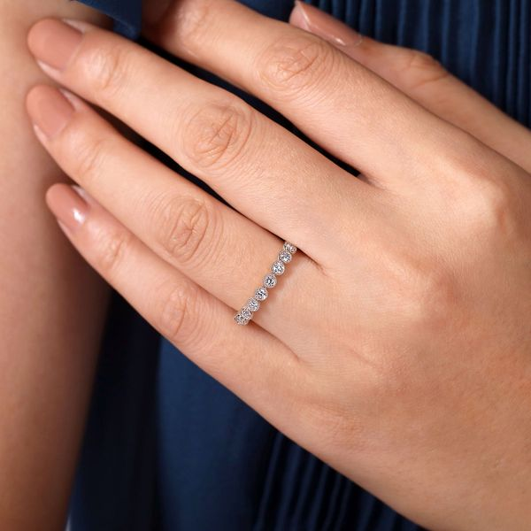 Gabriel & Co. Diamond Stackable Ring Image 3 Toner Jewelers Overland Park, KS