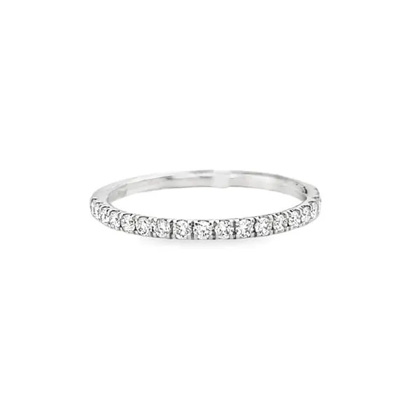 14k White Gold 0.29cttw Diamond Wedding Band Toner Jewelers Overland Park, KS