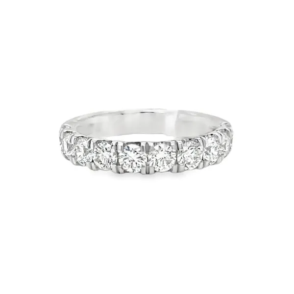 14k White Gold 1.52cttw Diamond Wedding Band Toner Jewelers Overland Park, KS