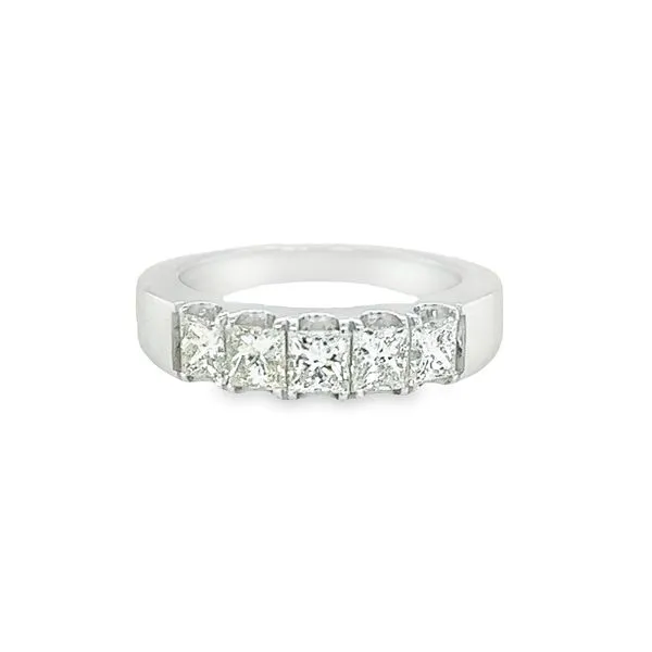 14k White Gold Diamond Anniversary Band Toner Jewelers Overland Park, KS