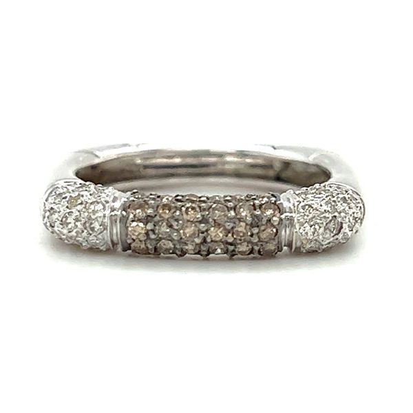14 Karat White Gold Contemporary Diamond Fashion Ring Toner Jewelers Overland Park, KS