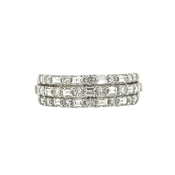 14 Karat White Gold Contemporary Diamond Band Toner Jewelers Overland Park, KS