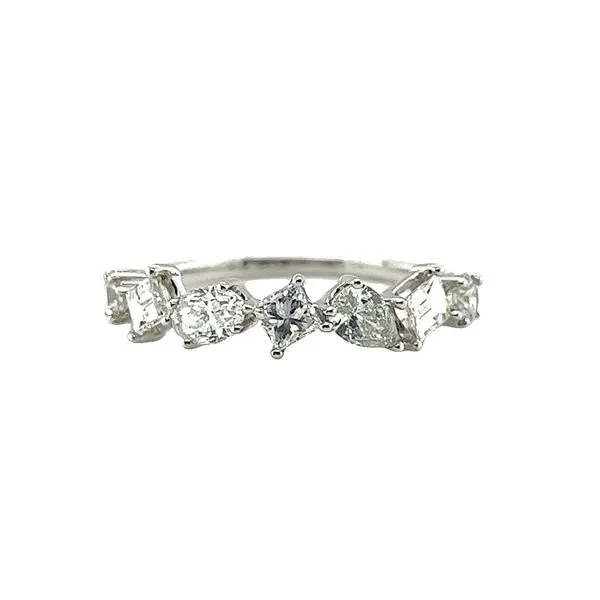 14 Karat White Gold Contemporary Diamond Band Toner Jewelers Overland Park, KS