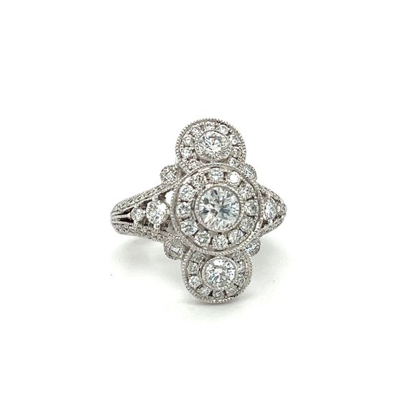 14 Karat White Gold Diamond Fashion Ring Image 2 Toner Jewelers Overland Park, KS
