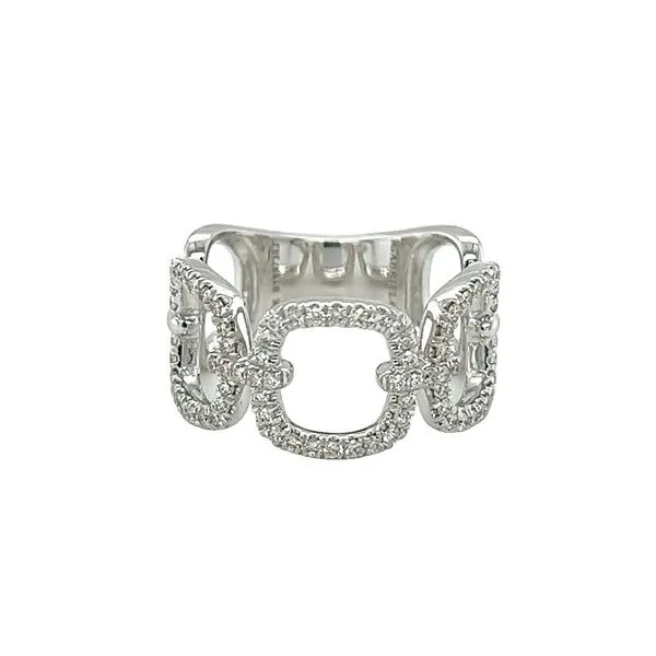 Gabriel & Co 14 Karat White Gold Diamond Fashion Ring Toner Jewelers Overland Park, KS