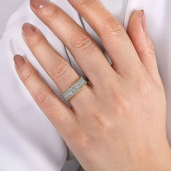 Gabriel & Co. 14K Gold Multi-Two Diamond Ring Image 5 Toner Jewelers Overland Park, KS
