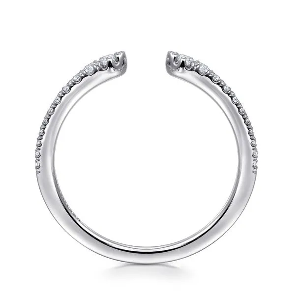 14 Karat White Gold Round Diamonds and Diamond Fashion Ring Image 2 Toner Jewelers Overland Park, KS