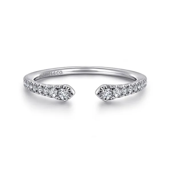 14 Karat White Gold Round Diamonds and Diamond Fashion Ring Toner Jewelers Overland Park, KS